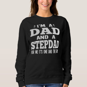 Mannen ben ik vader en vader van Stepdad Bonus Trui