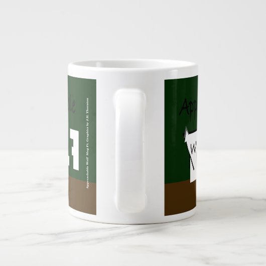 Mannen benaderbare Wolf Mok Ft. Afbeeldingen door (Achterkant)