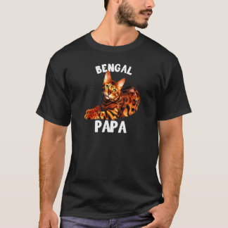 Mannen bengachtig ben ik dol op mijn bengal-katapa t-shirt