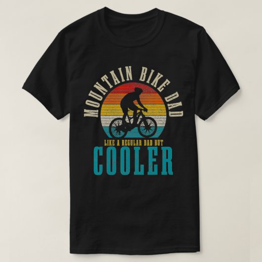 Mannen bergen Bike Dad Funny  MTB Downhill T-shirt (Design voorkant)