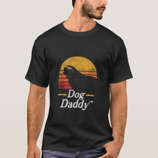 Mannen Bernard Dog Daddy Zonnebril Graphic Father' T-shirt