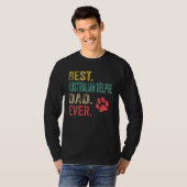 Mannen Best Australian Kelpie Pap ooit Fathe T-shirt (Voorkant volledig)
