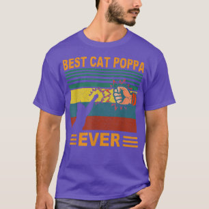 Mannen  Best Cat Poppa Ever s Cat Poppa Fathe T-shirt