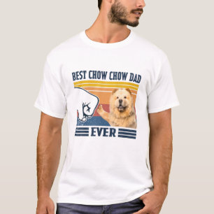 Mannen Best Chow Papa ooit Funny Dog Lover Fathe T-shirt