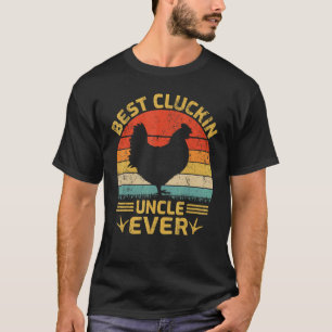 Mannen Best Cluckin oom Ever  Chicken Oom T-shirt