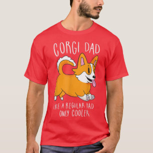 Mannen Best Corgi Dad Dog Owner Hondenliefhebber C T-shirt