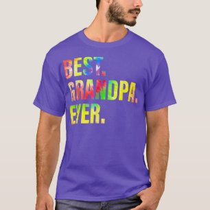 Mannen Best Grandpa Ever Funny Fathers Day 2022 Ne T-shirt