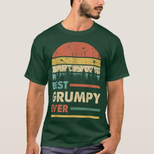 Mannen Best Grumpy Ever Mannen Retro  Decoratie T-shirt