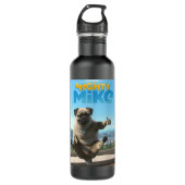 Mannen best machtige Mike Gifts voor filmventilato Waterfles (Voorkant)
