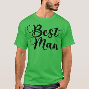 Mannen Best Man Bruid En Bruidegom T-shirts Huweli