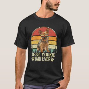Mannen Best Yorkshire Terrier Dad Ever  Yorki T-shirt