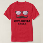 Mannen beste Abuelo ooit Latijns grootvaderT-shirt T-shirt (Design voorkant)