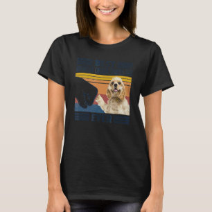 Mannen beste Amerikaanse Cocker Spaniel Pap Oog 1 T-shirt