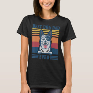 Mannen beste Australische vee vader ooit hond vade T-shirt