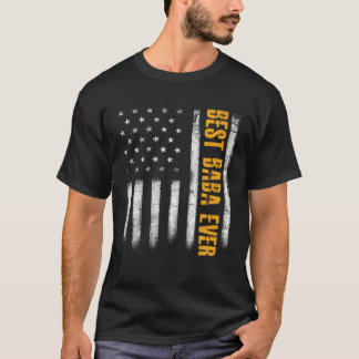 Mannen beste baba ooit Amerikaanse vlag familie va T-shirt
