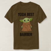 Mannen beste barber vader op vaderdag grappige cad t-shirt (Design voorkant)