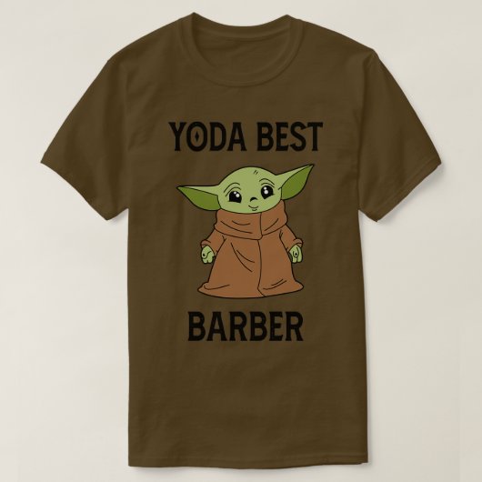 Mannen beste barber vader op vaderdag grappige cad t-shirt (Design voorkant)