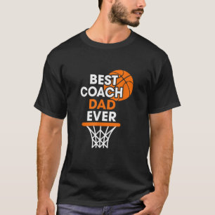 Mannen beste basketbal vader ooit coach sportieve t-shirt
