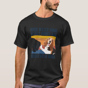 Mannen Beste Basset Hound Papa Ever Dog Vaderdag T-shirt