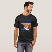 Mannen Beste Basset Hound Papa Ever Dog Vaderdag T-shirt (Voorkant volledig)