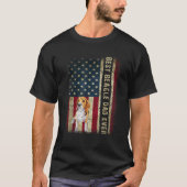 Mannen beste beagle pa ooit Hondenliefhebber Ameri T-shirt (Voorkant)