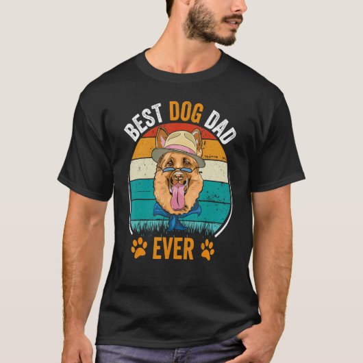 Mannen beste beagle pap ooit vuistslag t-shirt (Voorkant)