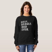 Mannen Beste Beagle Papa Ooit Dog Dad Trui (Voorkant volledig)