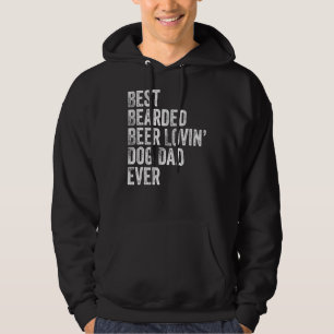 Mannen beste bier Lovin Dog Dad Pet Owner Hoodie