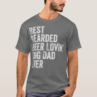 Mannen beste bier Lovin Dog Pa T-shirt