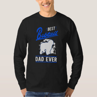 Mannen Beste Bobtail Papa Ooit T-shirt