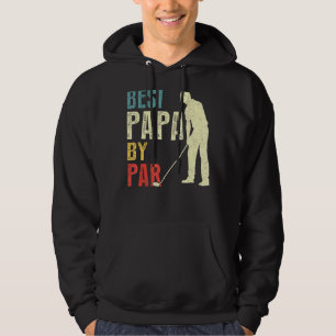Mannen beste boek van Par Golf Vaderdag papa Hoodie