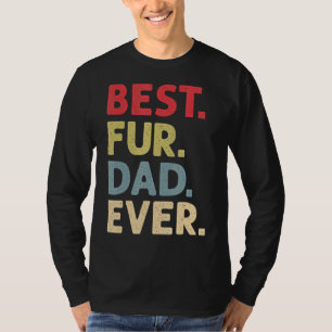 Mannen beste bont papa ooit voor mannen kat papa o t-shirt
