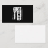 Mannen beste bonus vader ooit Amerikaanse vlag T-s Visitekaartje (Voorkant / Achterkant)