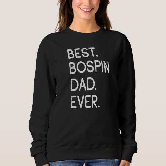 Mannen beste bospin vader ooit premium trui (Voorkant)
