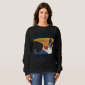 Mannen beste bostonterrier vader ooit hond vader d trui (Voorkant volledig)