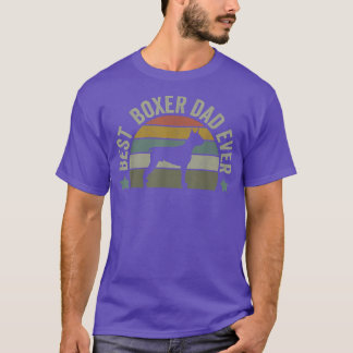 Mannen beste Boxer Dad Dog Owner Shirt, vaderdag F T-shirt