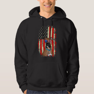 Mannen beste Boxer-pap ooit Amerikaanse vlag Hoodie