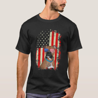 Mannen beste Boxer papa Ooit T Hondenliefhebber Am T-shirt