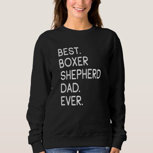 Mannen beste Boxer Shepherd Pap Ever Trui (Voorkant)