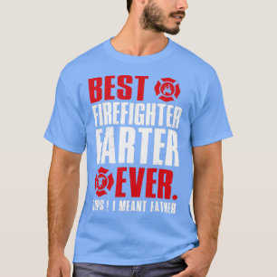 Mannen beste brandweerman boer ooit grappig pa Fir T-shirt