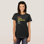 Mannen beste Britse Longhair Cat Dad T-shirt (Voorkant volledig)