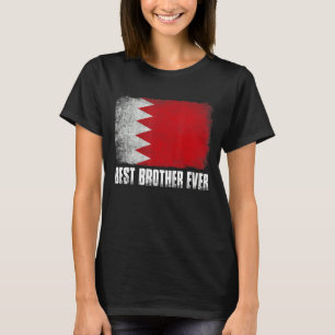 Mannen beste broer ooit Bahrain Flag Patriotic Dad T-shirt