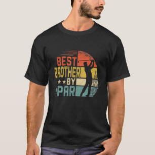 Mannen beste broer van Par Family Golfer Gol T-shirt