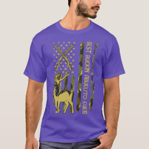 Mannen beste Buckin' Abuelito Ever Deer Hunting Bu T-shirt