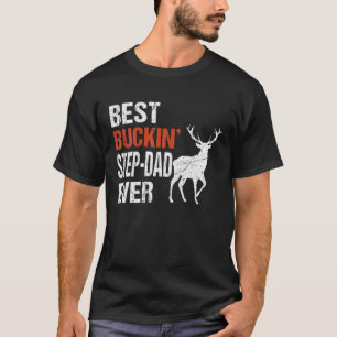 Mannen beste Buckin' Stap-pap ooit-jagers T-shirt
