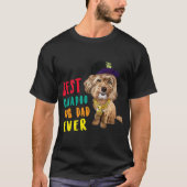 Mannen beste Cavapoo Dog pap op vaderdag T-shirt (Voorkant)