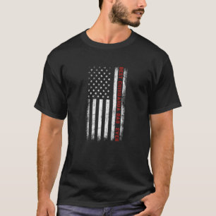 Mannen beste Chihuahua papa ooit Amerikaanse vlagp T-shirt