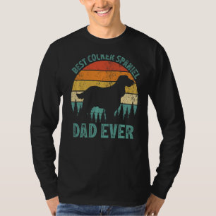 Mannen  beste Cocker Spaniel Pap Ooster Vader' T-shirt