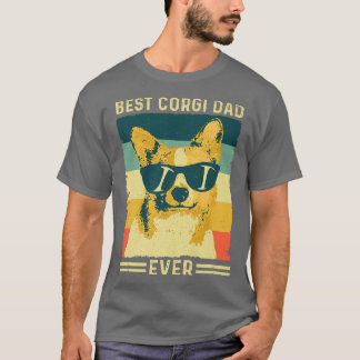 Mannen beste Corgi Pa ooit  Retro Gift Design T-shirt