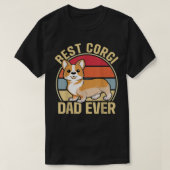 Mannen beste Corgi Pap Ever T-shirt (Design voorkant)